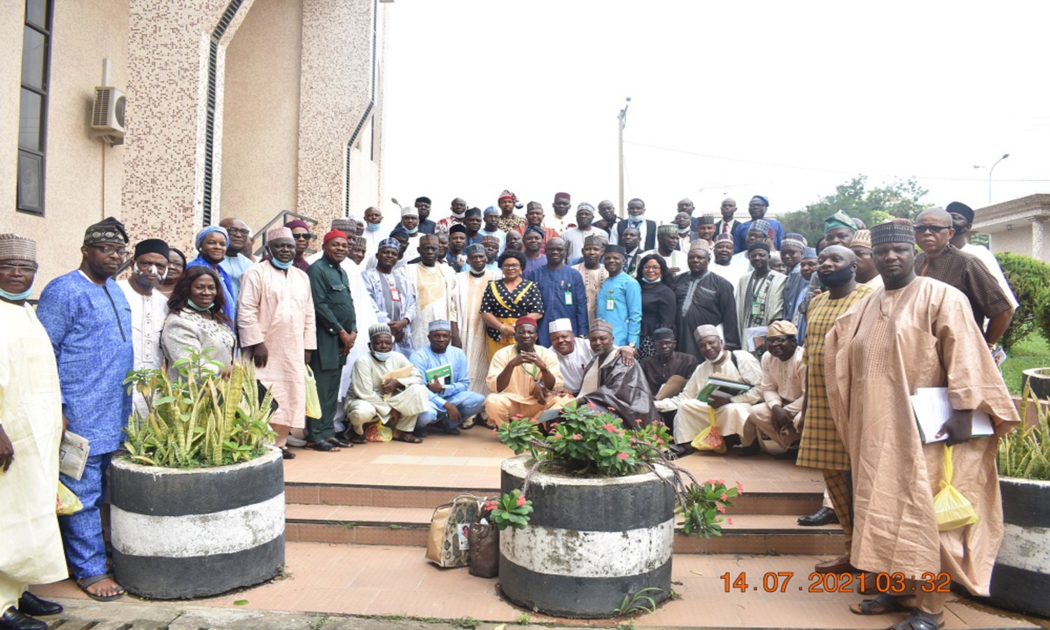 Executive Secretary NCCE in group photograph with Provosts of Federal State and Private colleges of Education in Nigeria